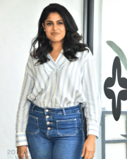 Heroine Faria Abdullah at Gaaya Padda Simham Interview Pictures 29