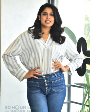 Heroine Faria Abdullah at Gaaya Padda Simham Interview Pictures 36