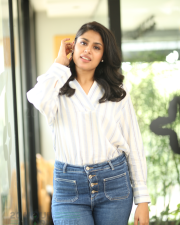 Heroine Faria Abdullah at Gaaya Padda Simham Interview Pictures 42