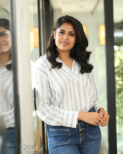 Heroine Faria Abdullah at Gaaya Padda Simham Interview Pictures 45