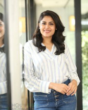 Heroine Faria Abdullah at Gaaya Padda Simham Interview Pictures 46