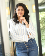 Heroine Faria Abdullah at Gaaya Padda Simham Interview Pictures 48