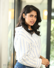 Heroine Faria Abdullah at Gaaya Padda Simham Interview Pictures 51