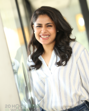 Heroine Faria Abdullah at Gaaya Padda Simham Interview Pictures 53