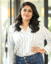 Heroine Faria Abdullah at Gaaya Padda Simham Interview Pictures 62