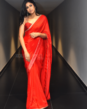 Heroine Faria Abdullah at Gaayapadda Simham Trailer Launch Photos 05