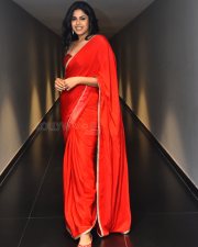 Heroine Faria Abdullah at Gaayapadda Simham Trailer Launch Photos 07