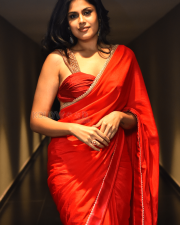 Heroine Faria Abdullah at Gaayapadda Simham Trailer Launch Photos 11