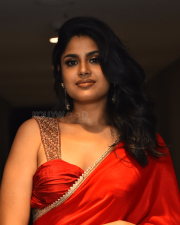 Heroine Faria Abdullah at Gaayapadda Simham Trailer Launch Photos 18