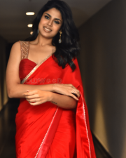 Heroine Faria Abdullah at Gaayapadda Simham Trailer Launch Photos 32