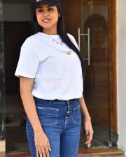 Heroine Faria Abdullah at Gurram Paapi Reddy Movie Success Meet Pictures 10