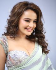 Heroine Seerat Kapoor at Jathasya Maranam Dhruvam Movie Teaser Launch Photos 16
