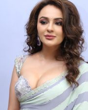 Heroine Seerat Kapoor at Jathasya Maranam Dhruvam Movie Teaser Launch Photos 43