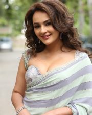 Heroine Seerat Kapoor at Jathasya Maranam Dhruvam Movie Teaser Launch Photos 75