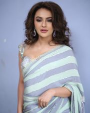 Heroine Seerat Kapoor at Jathasya Maranam Dhruvam Movie Teaser Launch Photos 93
