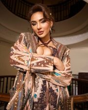 Iconic And Promising Actress Seerat Kapoor Cleavage at Tycoon Global Awards Photos 02