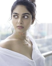 Martin Movie Heroine Vaibhavi Shandilya in White Photoshoot Pictures 03