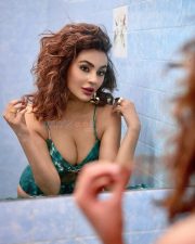 Sexy Hot Seerat Kapoor in a Teal Blue and Green Printed Thigh Slit Cleavage Maxi Dress Photos 05 Sexy Hot Seerat Kapoor in a Teal Blue and Green Printed Thigh Slit Cleavage Maxi Dress Photos 05