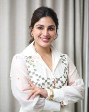 Telugu Heroine Samyuktha Menon at Nari Nari Naduma Murari Sankranthi Movie Interview Pictures 08