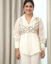 Telugu Heroine Samyuktha Menon at Nari Nari Naduma Murari Sankranthi Movie Interview Pictures 16