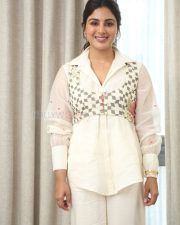 Telugu Heroine Samyuktha Menon at Nari Nari Naduma Murari Sankranthi Movie Interview Pictures 16