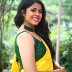 Tollywood Actress Faria Abdullah at Ravanasura Movie Opening Stills 26 Tollywood Actress Faria Abdullah at Ravanasura Movie Opening Stills 26