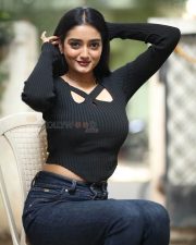 Actress Hrithika Srinivas at Sound Party Interview Photos 102