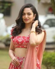 Actress Malavika Nair at Anni Manchi Sakunamule Press Meet Photos 10