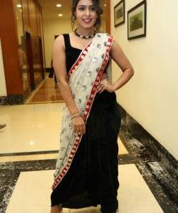 Actress Samyuktha Hegde At Kirrak Party Movie Pre release Event Photos 06