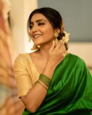 D Block Heroine Avantika Mishra Sexy Saree Photoshoot Pictures 02