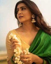 D Block Heroine Avantika Mishra Sexy Saree Photoshoot Pictures 04