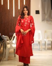 Heroine Hrithika Srinivas at Vadhala Movie Teaser Launch Event Pictures 02