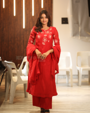 Heroine Hrithika Srinivas at Vadhala Movie Teaser Launch Event Pictures 02