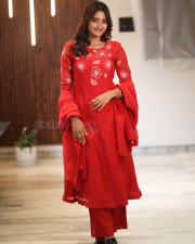 Heroine Hrithika Srinivas at Vadhala Movie Teaser Launch Event Pictures 04