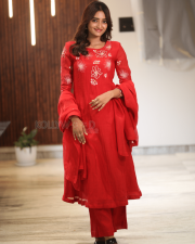 Heroine Hrithika Srinivas at Vadhala Movie Teaser Launch Event Pictures 04