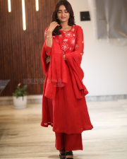 Heroine Hrithika Srinivas at Vadhala Movie Teaser Launch Event Pictures 05