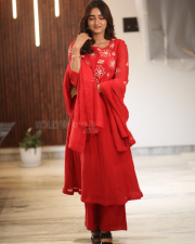 Heroine Hrithika Srinivas at Vadhala Movie Teaser Launch Event Pictures 05