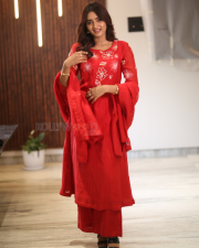 Heroine Hrithika Srinivas at Vadhala Movie Teaser Launch Event Pictures 07