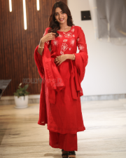 Heroine Hrithika Srinivas at Vadhala Movie Teaser Launch Event Pictures 07