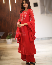 Heroine Hrithika Srinivas at Vadhala Movie Teaser Launch Event Pictures 08