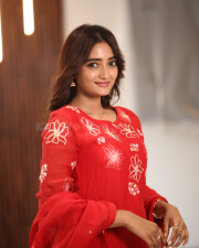Heroine Hrithika Srinivas at Vadhala Movie Teaser Launch Event Pictures 14