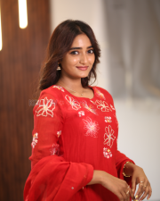 Heroine Hrithika Srinivas at Vadhala Movie Teaser Launch Event Pictures 14