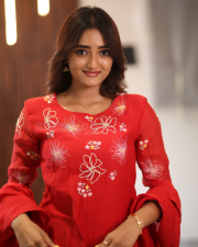 Heroine Hrithika Srinivas at Vadhala Movie Teaser Launch Event Pictures 18