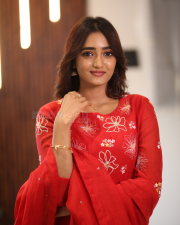 Heroine Hrithika Srinivas at Vadhala Movie Teaser Launch Event Pictures 20