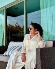 Sexy Avantika Mishra in a White Bathrobe Pictures 02