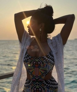 Actress Divya Bharathi Maldives Bikini Stills 05