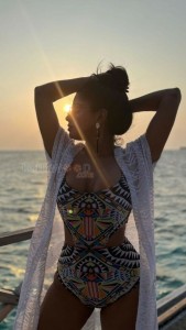 Actress Divya Bharathi Maldives Bikini Stills 05