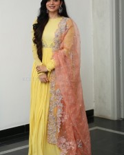 Actress Divya Bharthi at Sudigali Sudheer New Movie Launch Photos 01