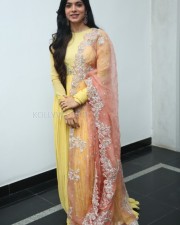 Actress Divya Bharthi at Sudigali Sudheer New Movie Launch Photos 02