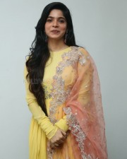 Actress Divya Bharthi at Sudigali Sudheer New Movie Launch Photos 03